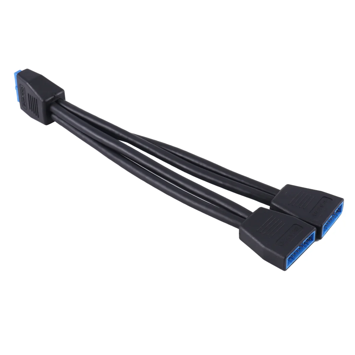 Small Mini USB 3.0 19 Pin/20Pin Internal Extension Header 1 To 2 Adapter Splitter Cable for Motherboard