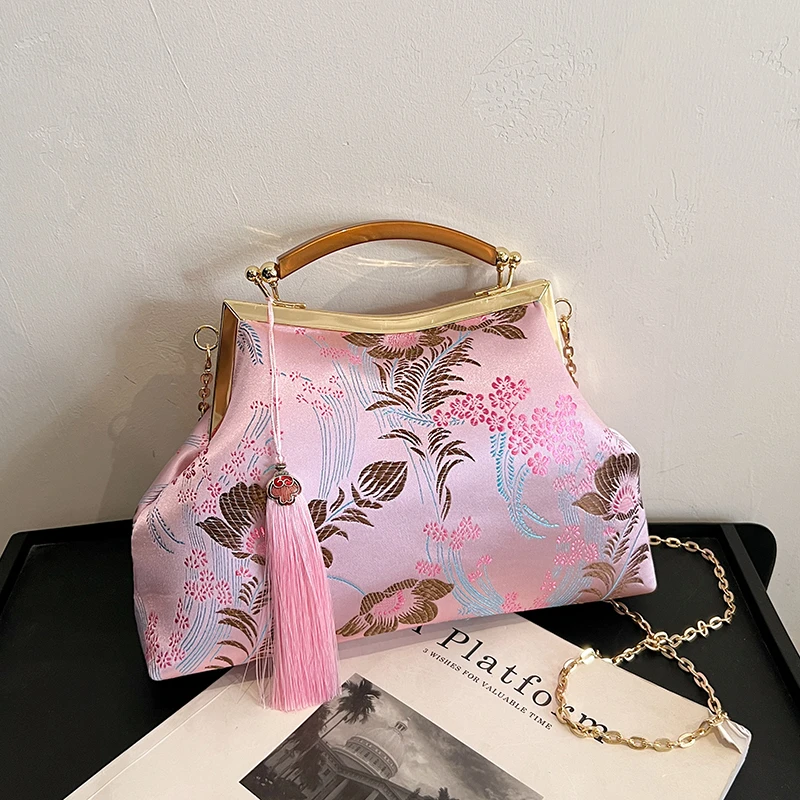Bolsa de Mão Floral Vintage 20 - Vintage Fashion In Chinese avaliação e preço