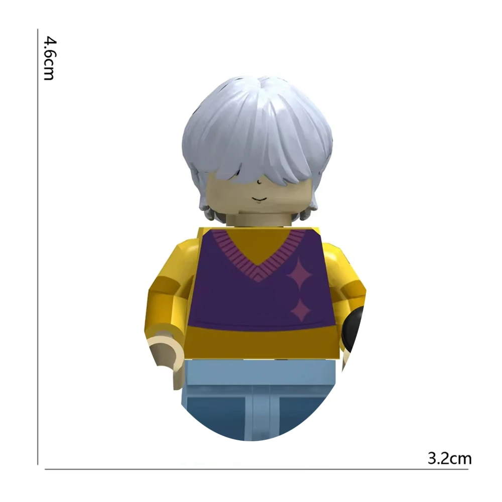 ألعاب KPop الشيطان الصيادين عمل صغير الشكل اللبنات لعبة الأجهزة الطرفية مكتب الديكور جمع أرقام لعبة هدية الكريسماس #2