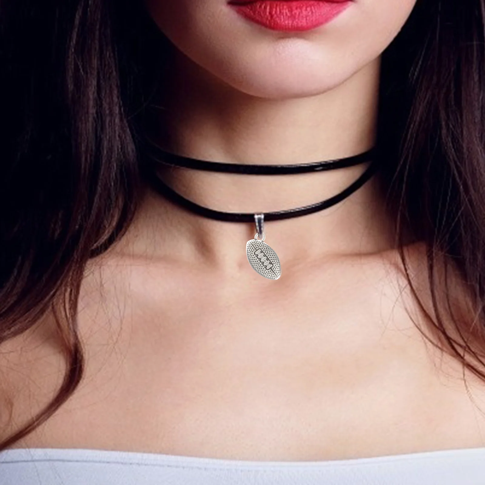 

50 шт., ювелирные изделия для регби, подвески «сделай сам», гладкая полированная поверхность, легкий, прочный для ожерелья, браслета, принадлежности для изготовления