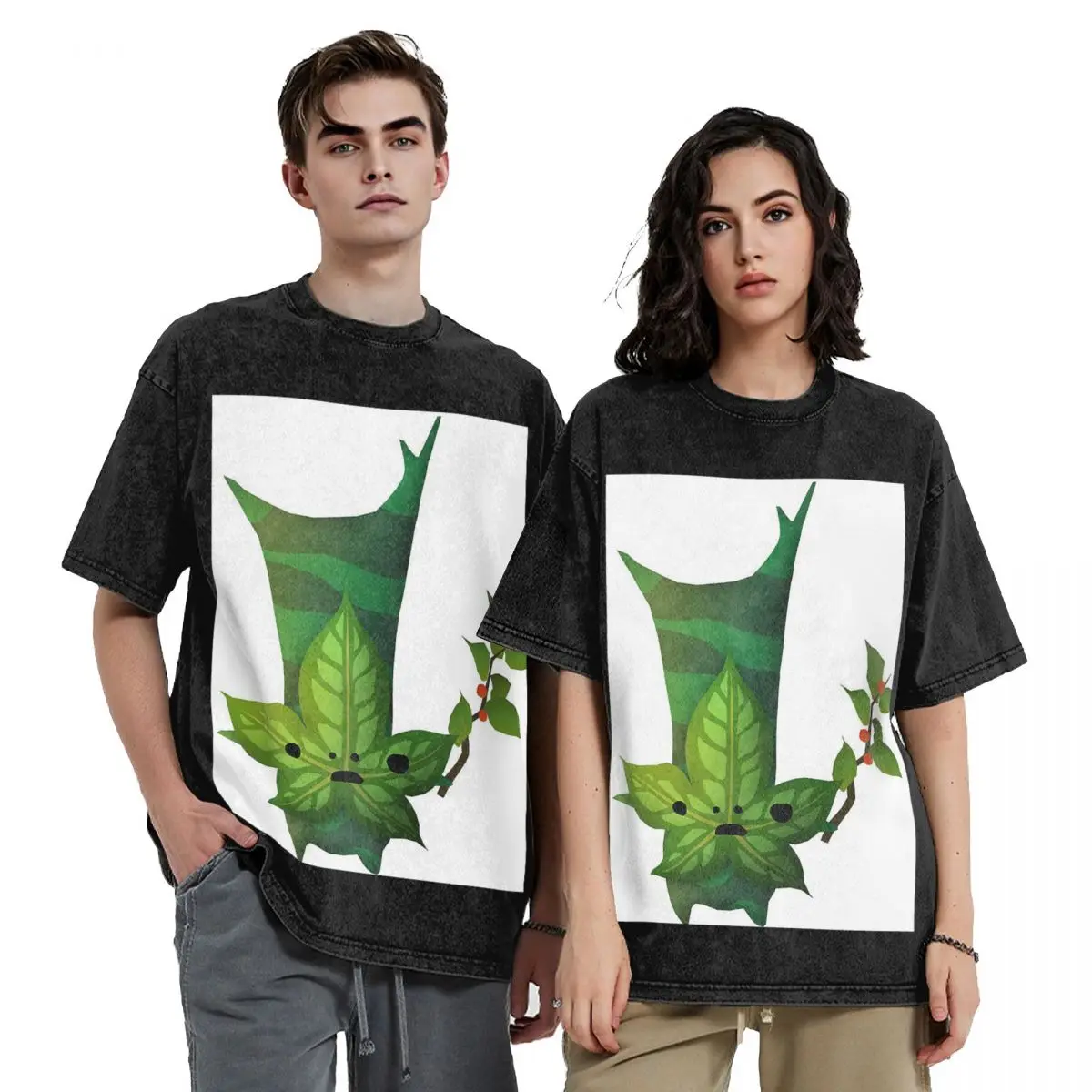 

Yahaha! Koroks Hip Hop Short Sleeve T-Shirts Washed Tops Tees Streetwear T Shirt Vintage for Men Women