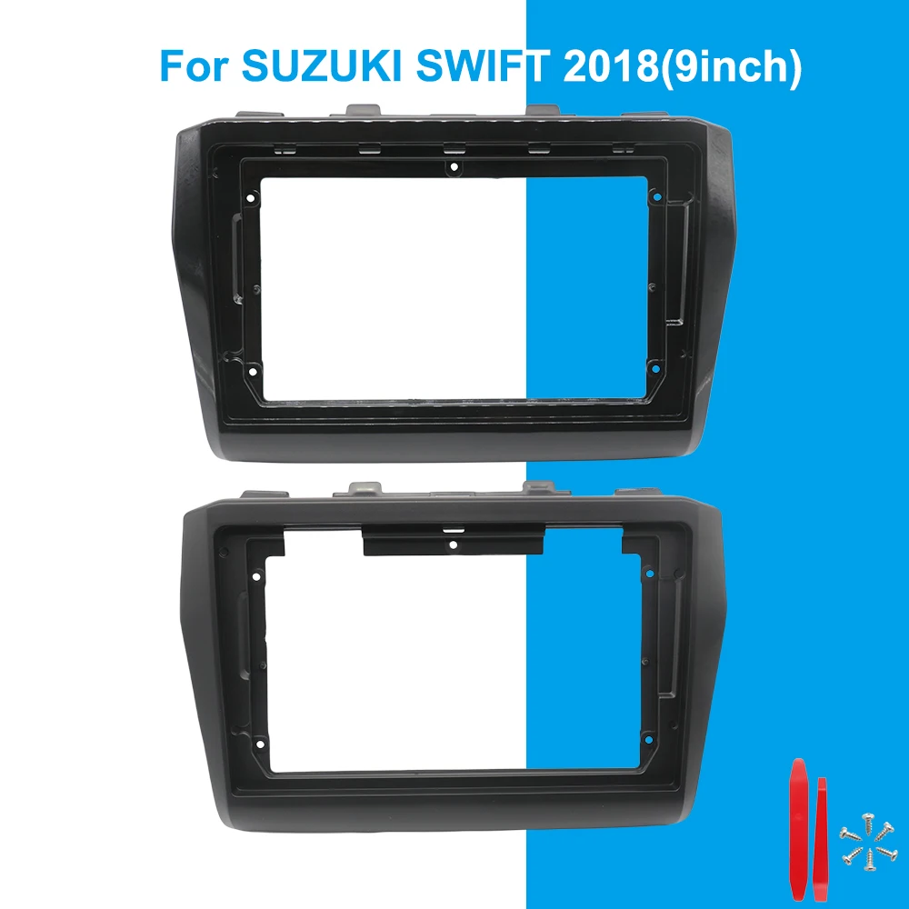 

For SUZUKI SWIFT 2009-2018 9 Inch Car Radio Fascia Frame Dashboard Trim Panel Stereo Installation Kit