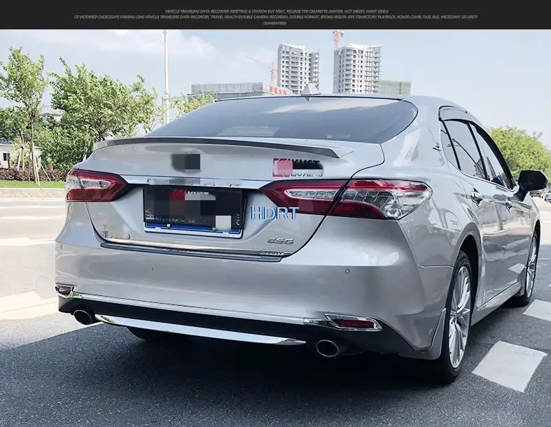 

Наклейки на задний бампер из нержавеющей стали для Toyota Camry 2018 2019 2020 2021