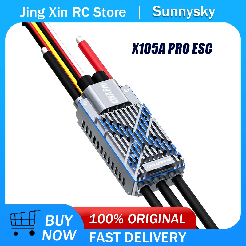 Sunnysky X105A PRO ESC Brushless Electric Speed Controller 32-bit for VTOL Fixed Wing Drone UAV FPV 3D RC Helicopter Airplane