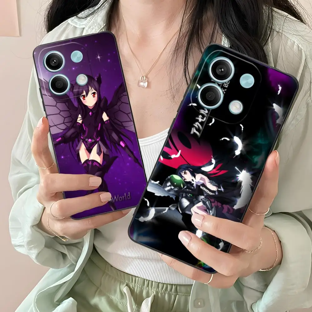 

Accel World Kuroyukihime Phone Case for Xiaomi Redmi Note 14 13 12 11 A5 3 2 1 Pro Plus 4G 5G Colour Printing Pretty Smartphone