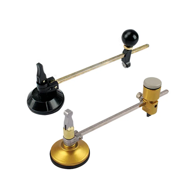 Professional Glass Cutter Round Cutting Tool With Round Handle And Suction Cup Adjustment Compass Type Glass Circular Cutter