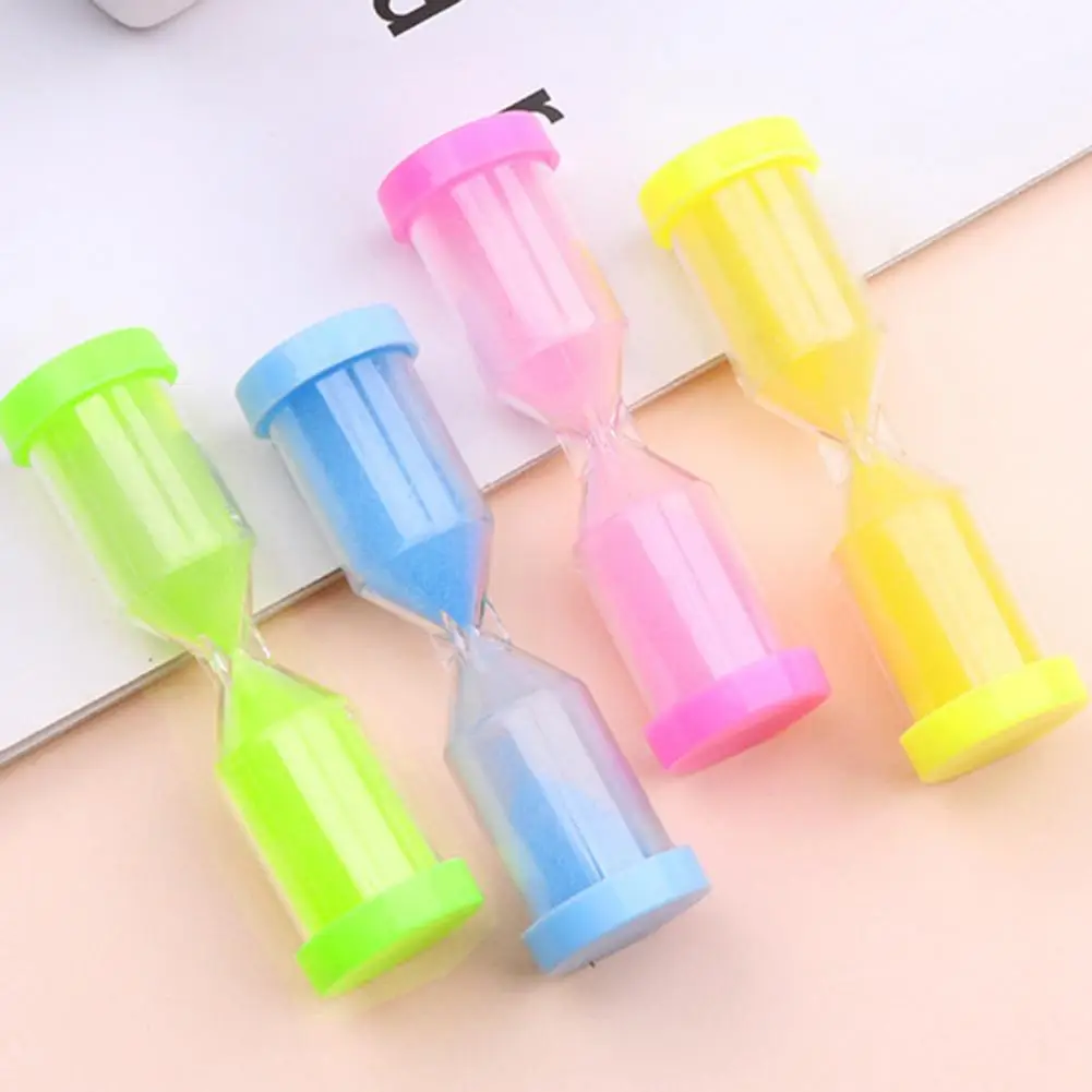 Kids Sand Hourglass Colorful Time-conscious Timing Smooth Surface Kids 20s Count Down Sandglass Timer Toy