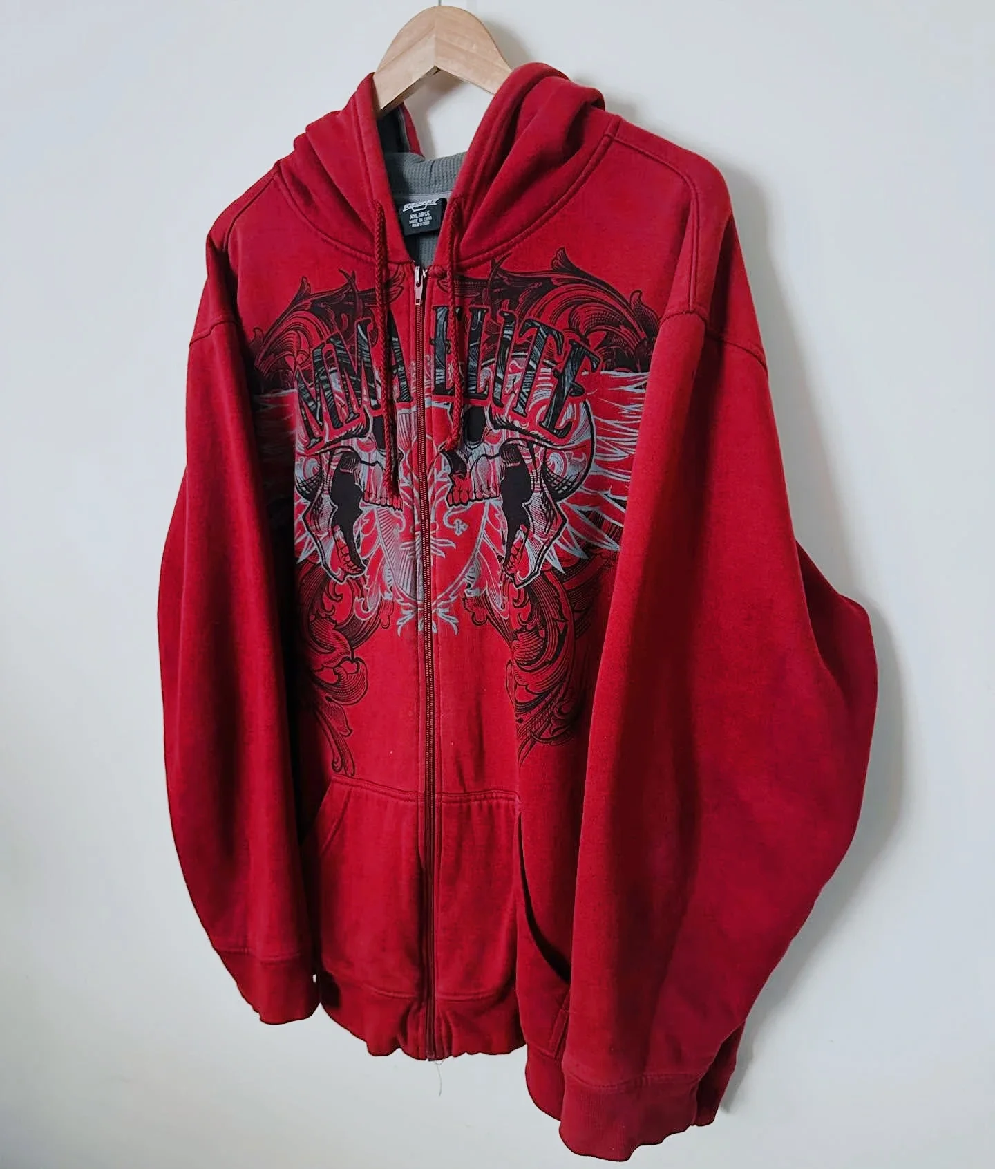 

Y2K street new Gothic hoodie oversized skull print hoodie male Harajuku retro hip-hop popular Harajuku sports anime hoodie men