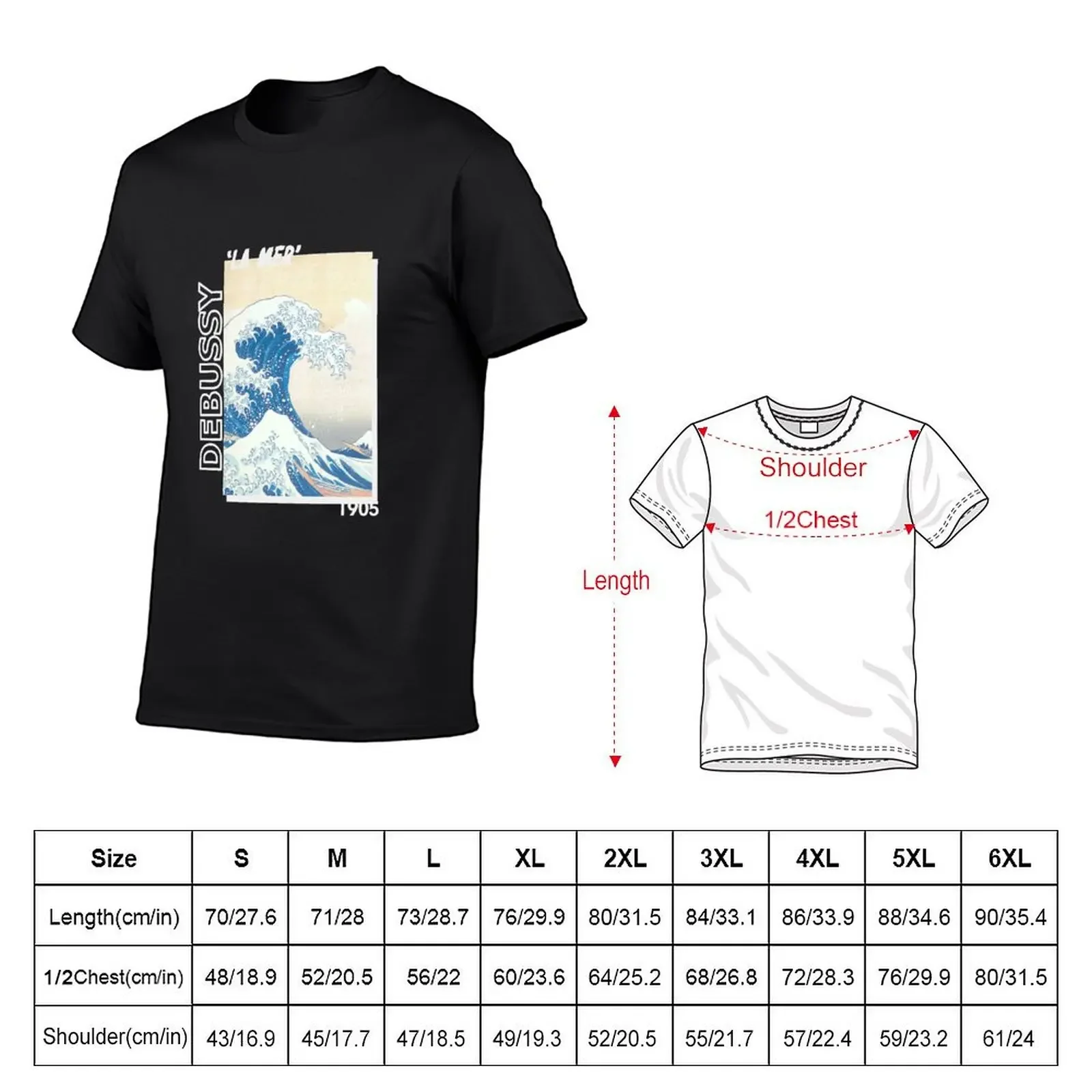 twoset violin debussy la mer 1905 T-Shirt graphic t shirts oversizeds anime figures man t shirt anime shirts men