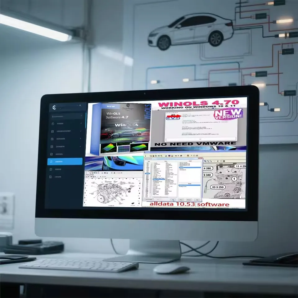 

Winols 4.7 Auto Repair Software for Windows 10/11/2025 with Alldata10.53 Latest Version Vehicle Diagnostic Tool Included