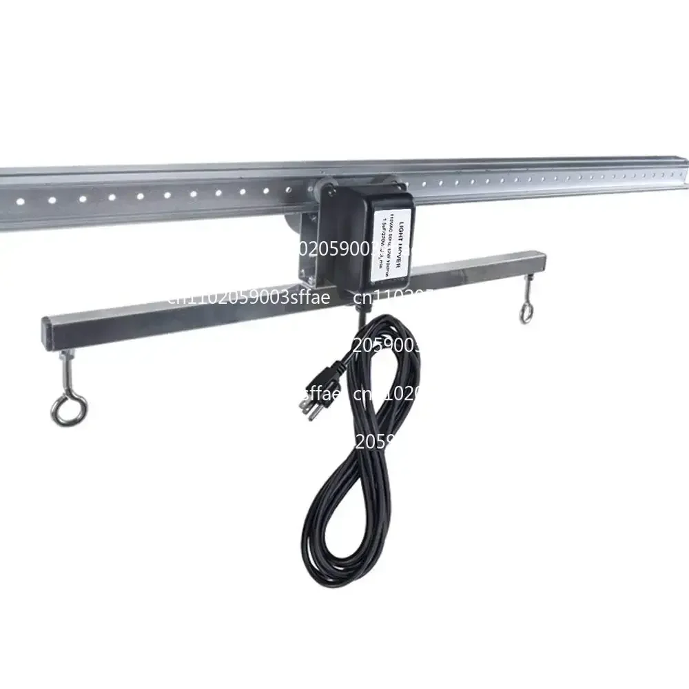 7ft Adjustable Grow Light Mover Rail Hydroponic System Kit