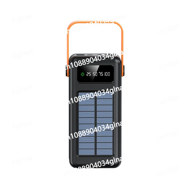 

Power Bank, Large Capacity Solar 120000mAh Mobile Power Supply, Digital Display with Light Powerbank