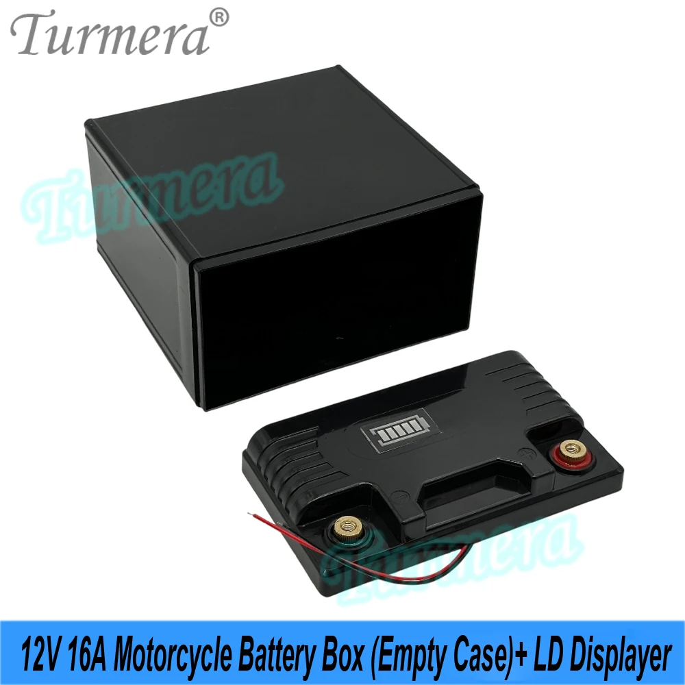 Turmera-Boîtier de batterie de moto, Lifepo4 ou batterie au lithium, utilisation au plomb, bricolage, remplacer AfricCase, 12V, 16A, 18650, 21700, 32700