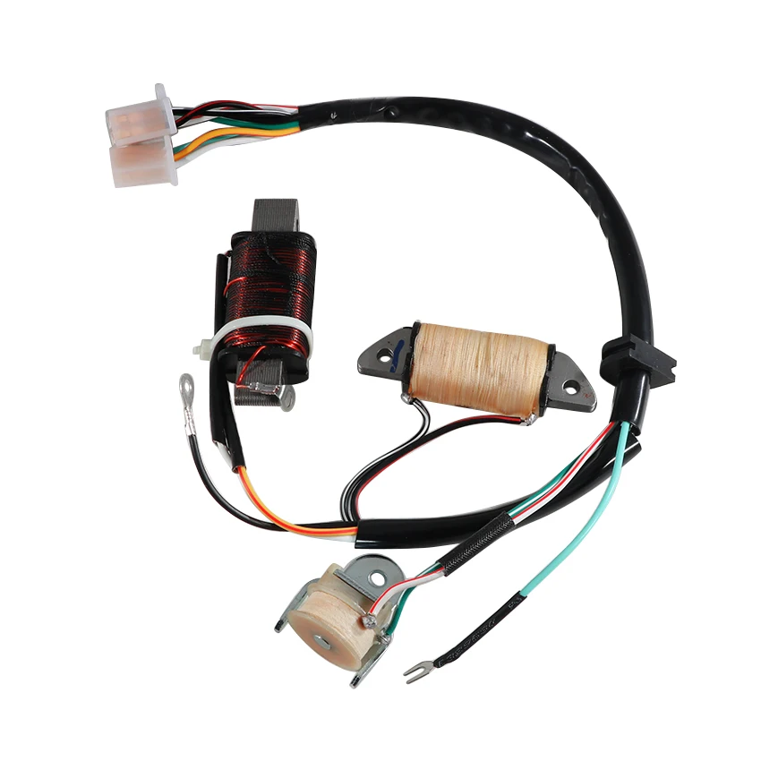 Motorrad-Statorspule OEM 2MK-85560-M0 2ML-85560-M0 für Yamaha T80D T80ED Town Mate 1987 1992 1993 Magneto-Ladestator – Detail 7