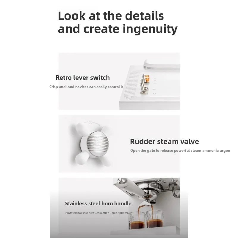 Macchina da caffè espresso completamente semiautomatica piccola integrata commerciale