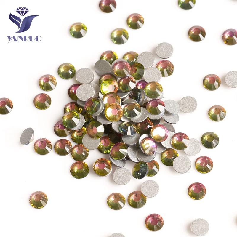 2058NoHF 1440pcs Vitrail Medium Non Hotfix Glass Flatback Rhinestones Garment/Nail Art Decorations DIY Design Making Accessories