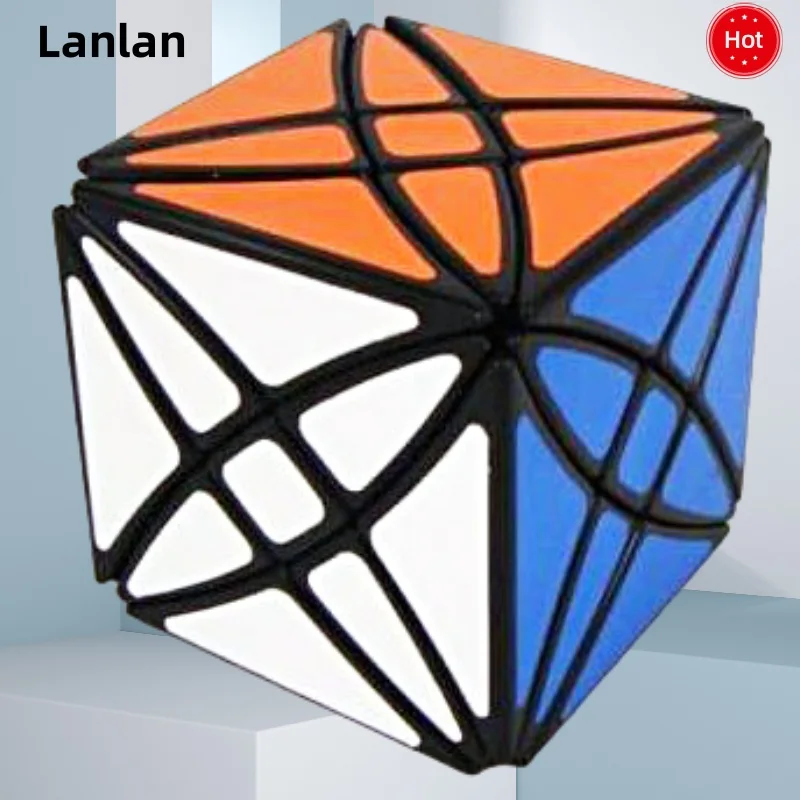 Lanlan Rex Cubo mágico Lanlan forma extraña Cubo de velocidad rompecabezas juguete niños regalo Cubo mágico rompecabezas