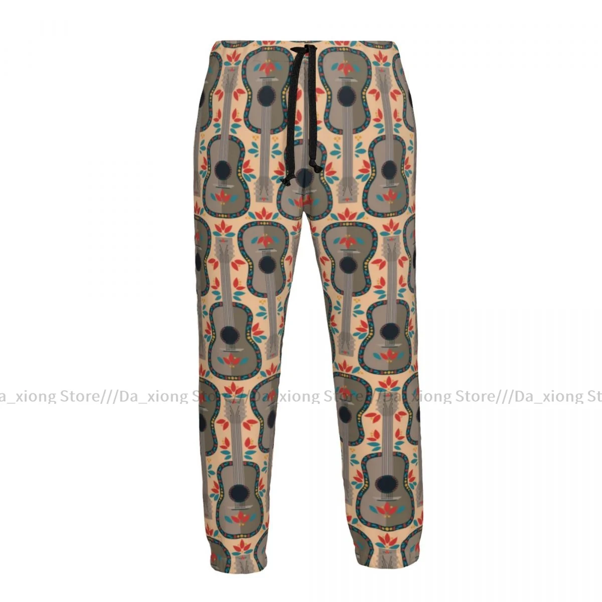 

Man Casual Pants Mexican Guitars Casual Trousers Sport Jogging Tracksuits Sweatpants Male Pants