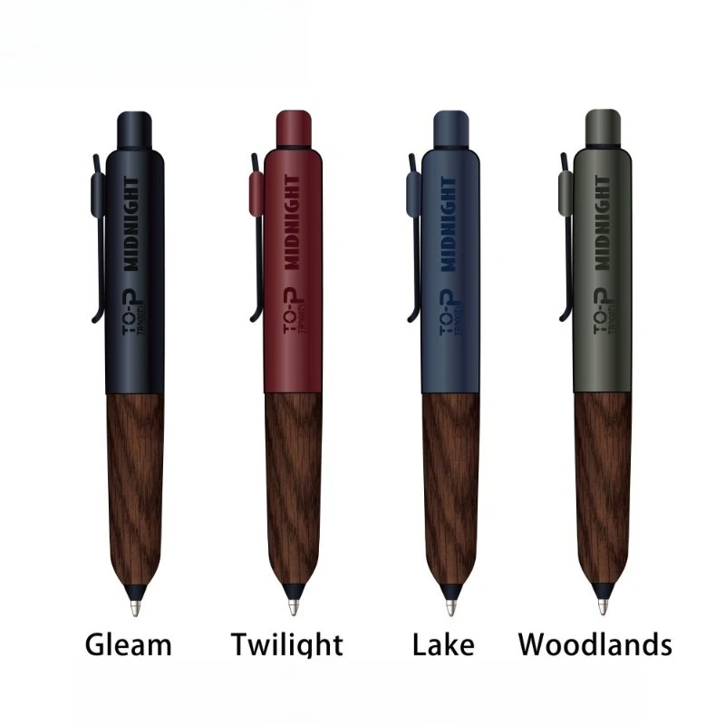 

Нейтральная ручка под дерево TANOOCI TOP Limited Edition, серия Dark Night, черная нейтральная ручка, милая высококачественная ручка