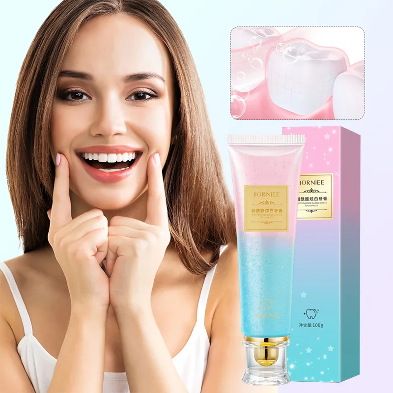 

100g Niacinamide Whitening Toothpaste for Fresh Breath Cleaning Gum Protection Remove Plaque Stains Teeth Oral Hygiene Women Men