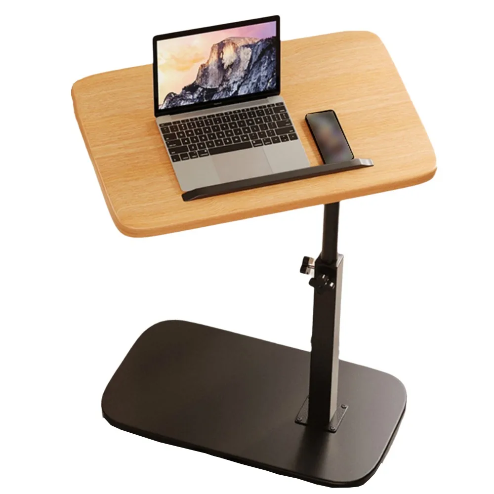 

Foldable Sofa Edge Table Adjustable Height C-Shaped Mobile Storage Desk Flip Desktop Space Saving Rotating Coffee Table Bedroom