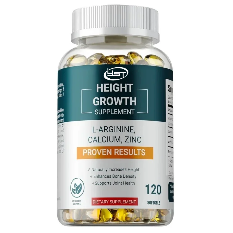 Height Growth Supplements - with Vitamins and Calcium Zinc Improves Bone Strength, Promotes Growth and Improve Immunity