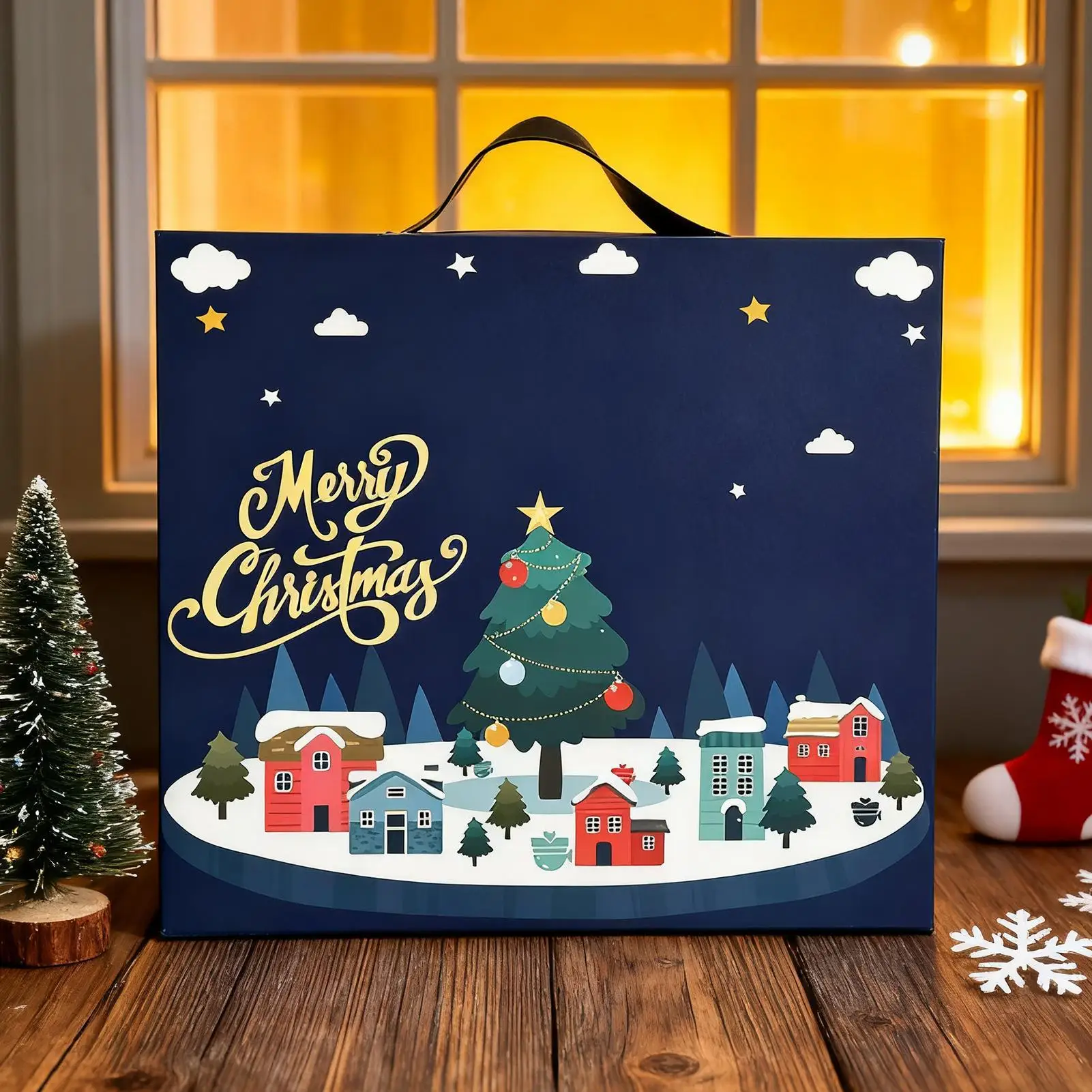 

Рождественский календарь обратного отсчета, Рождественский календарь, коробка, 24 дня, пустые многоразовые отделения для детей, подростков, взрослых, день рождения, Хэллоуин