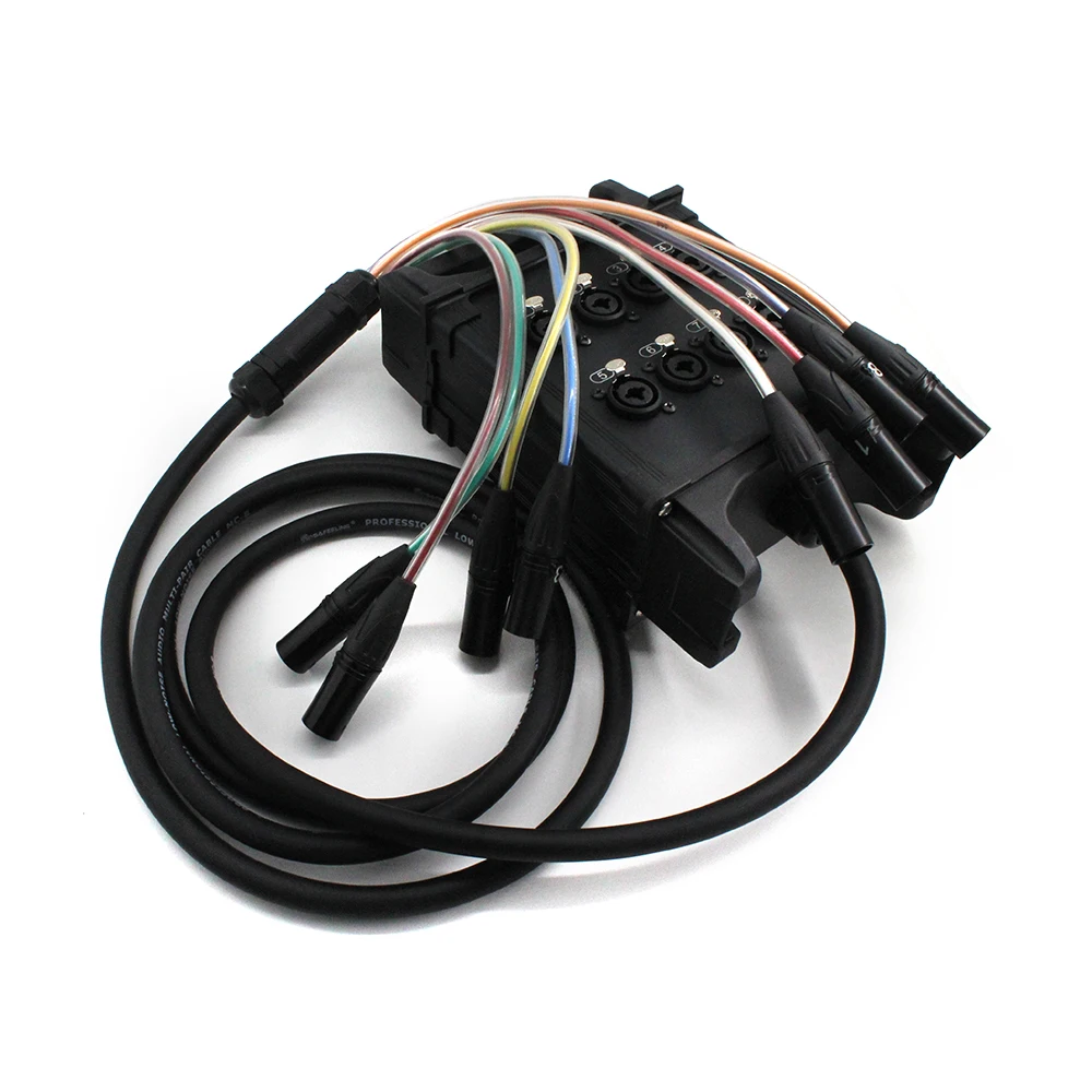 12 طرق 3PIN XLR ذكر إلى XLR/6.5 مللي متر 6.35 مللي متر أنثى المهنية متعددة الوسائط هيئة التصنيع العسكري مرحلة إشارة الأداء كابل محمول الصوت