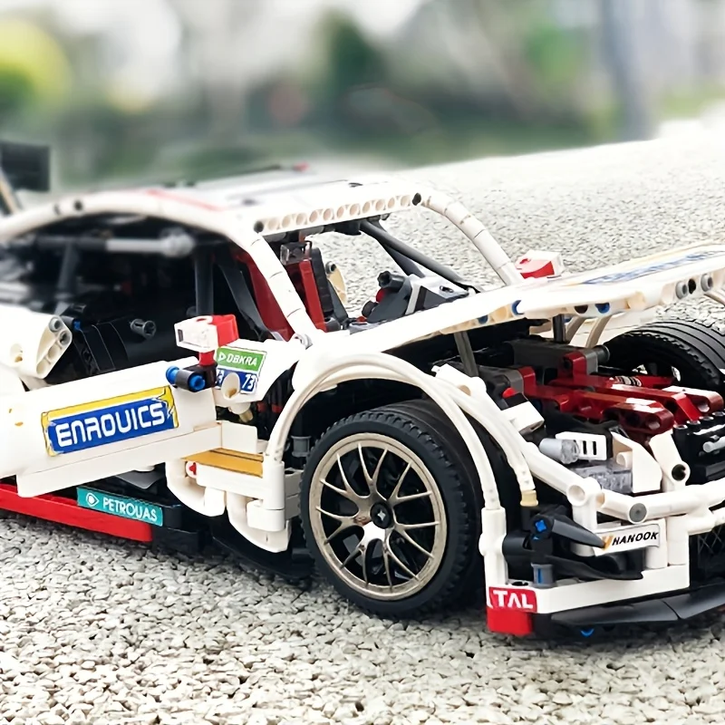 

Technology blocks, building blocks, sports car models, puzzle assembly, small particle building blocks