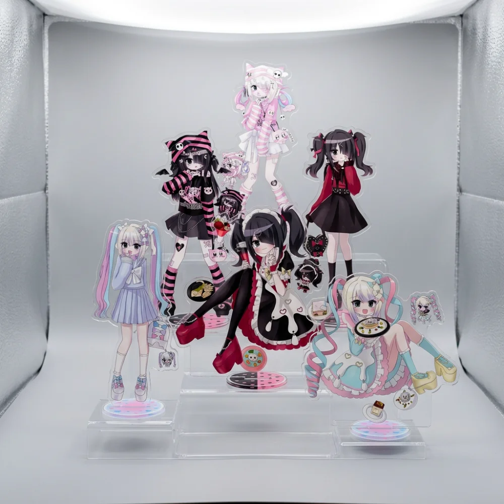 

Video Game AmeChan KAngel Needy Streamer Overload Girl Overdose Acrylic Stand keyring Accessories Desktop Ornament Fans Gifts