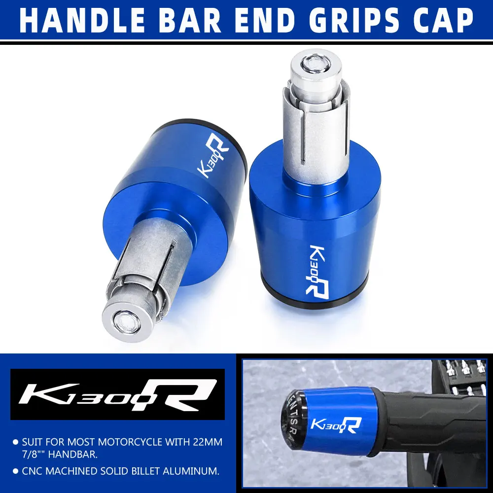 

K 1300 R Handle Bar Ends 22MM Handlebar Grips Cap Anti Vibration Silder Plug For BMW K1300R 2009 2010 2011 2012 2013 2014 2015