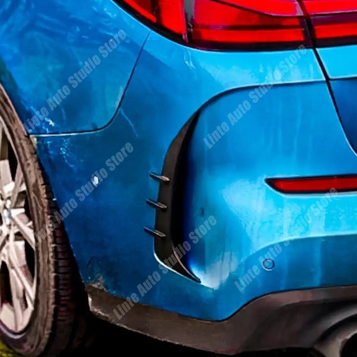 

Для BMW 2 серии F44 Gran Coupe M Sport 2020-2025 задний бампер, боковой спойлер, ветровой нож, вентиляционное отверстие, Canard Splitter, комплекты кузова, тюнинг