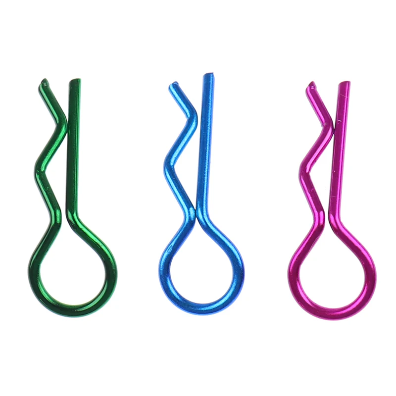 

10 шт. металлических зажимов из нержавеющей стали (R-образные штифты) для кузова радиоуправляемых моделей Redcat HSP 1/10