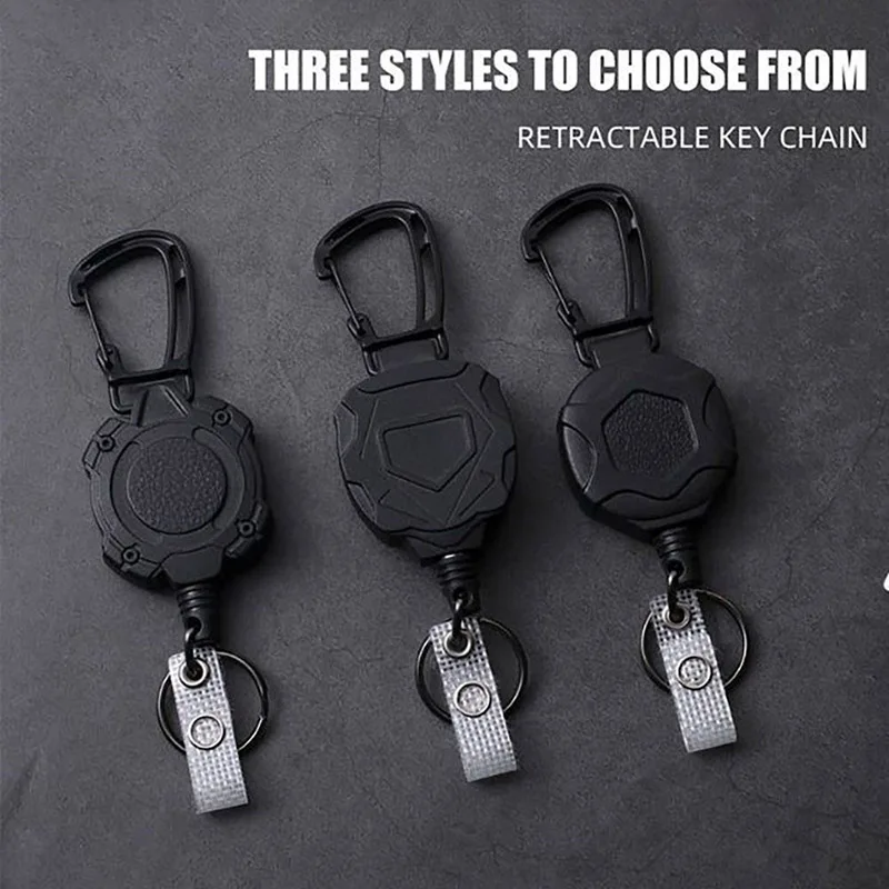 شارة بكرة كليب غطاء بطاقة الائتمان غطاء بطاقة الحافلة حالة قابل للسحب شارة حامل شارة كليب الثقيلة ID حامل-3 نمط #6