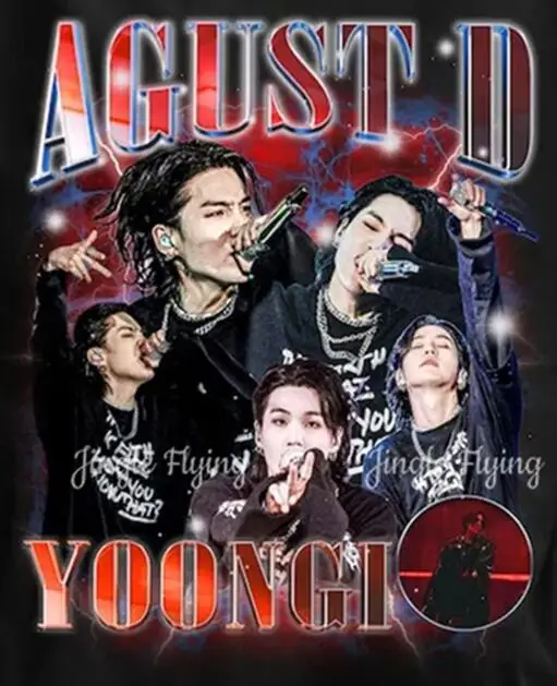 Agust D Tour T-Shirt Vintage Min Yoongi World Tour Shirt view 3