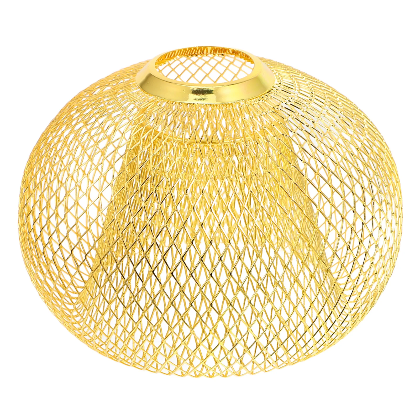 

Iron Wire Lampshade Hollow Metal Pendant Light Shade For Ceiling Fan Replacement Retro Industrial Decorative Cover Vintage