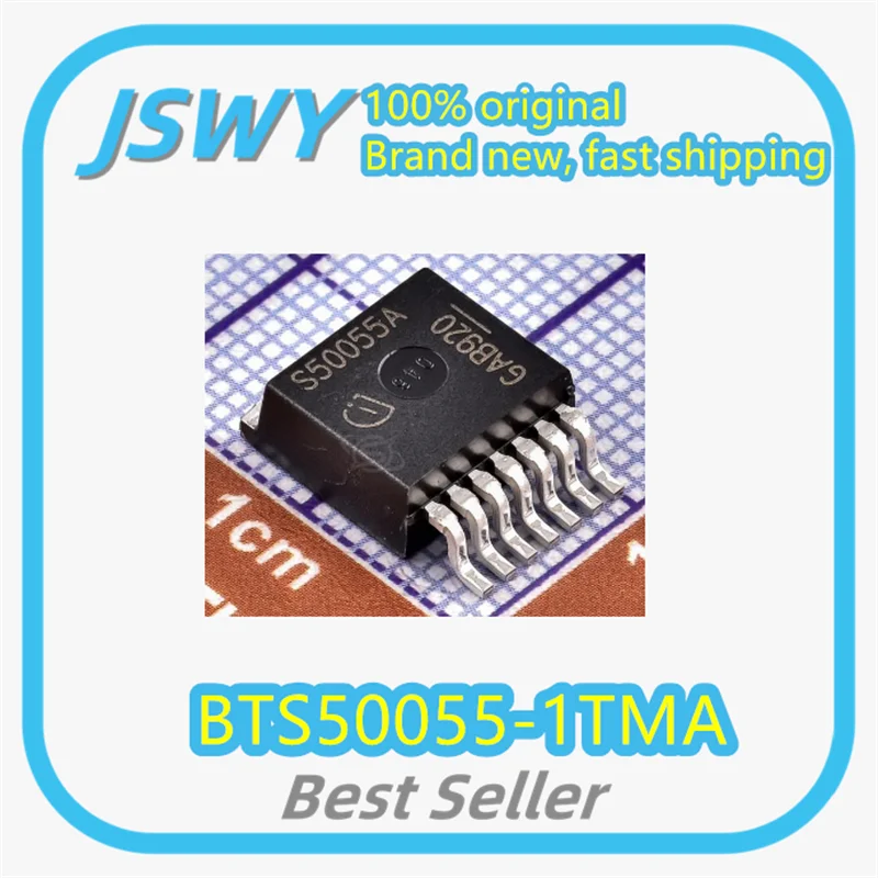 

(5/50 pieces) BTS50055-1TMA BTS50055 Silkscreen S50055C TO-263-7 Intelligent Power Switch In Stock Electronics