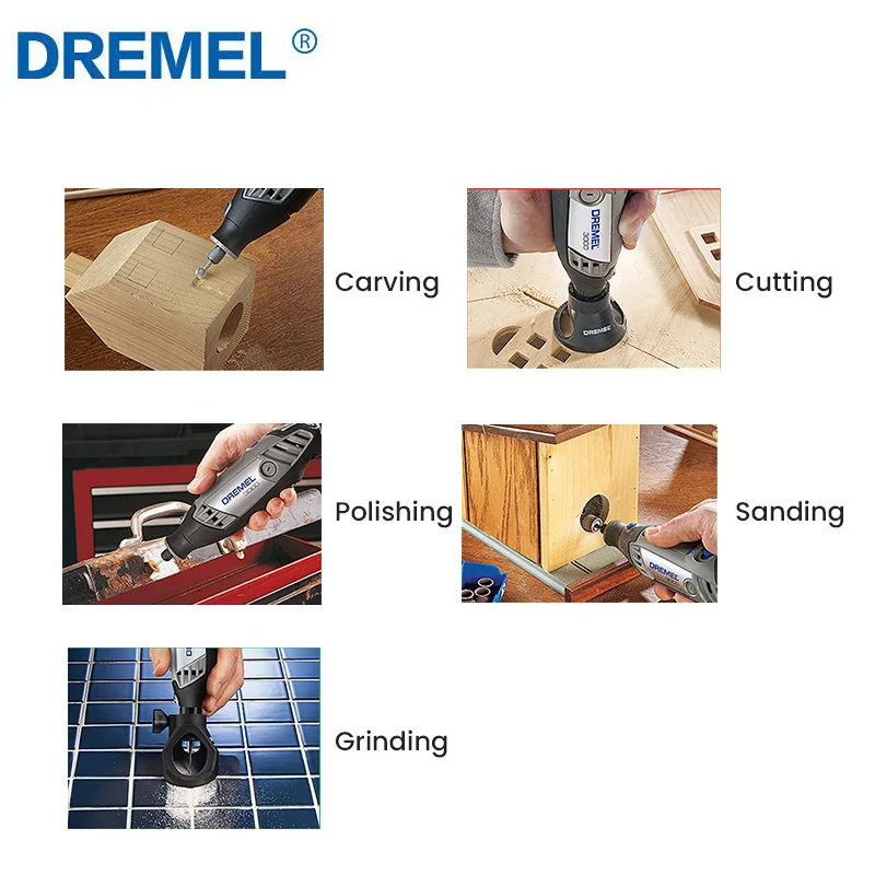 Dremel 32/39Pcs Accessories 8220/3000/4000 Wireless Professional Electric Grinder Wood Metal Ceramic Polishing Engraving Sanding