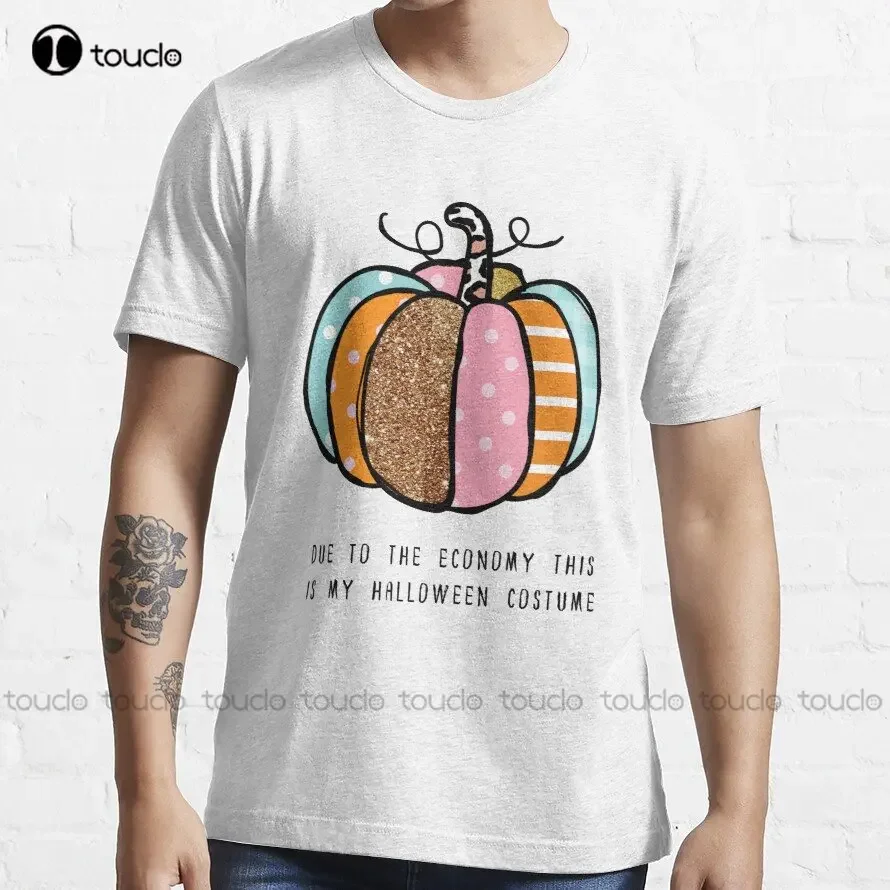 Due To The Economy This Is My Halloween Costume Funny Halloween Costume Essential T-Shirt Essential T-Shirt Xs-5Xl Streetwear