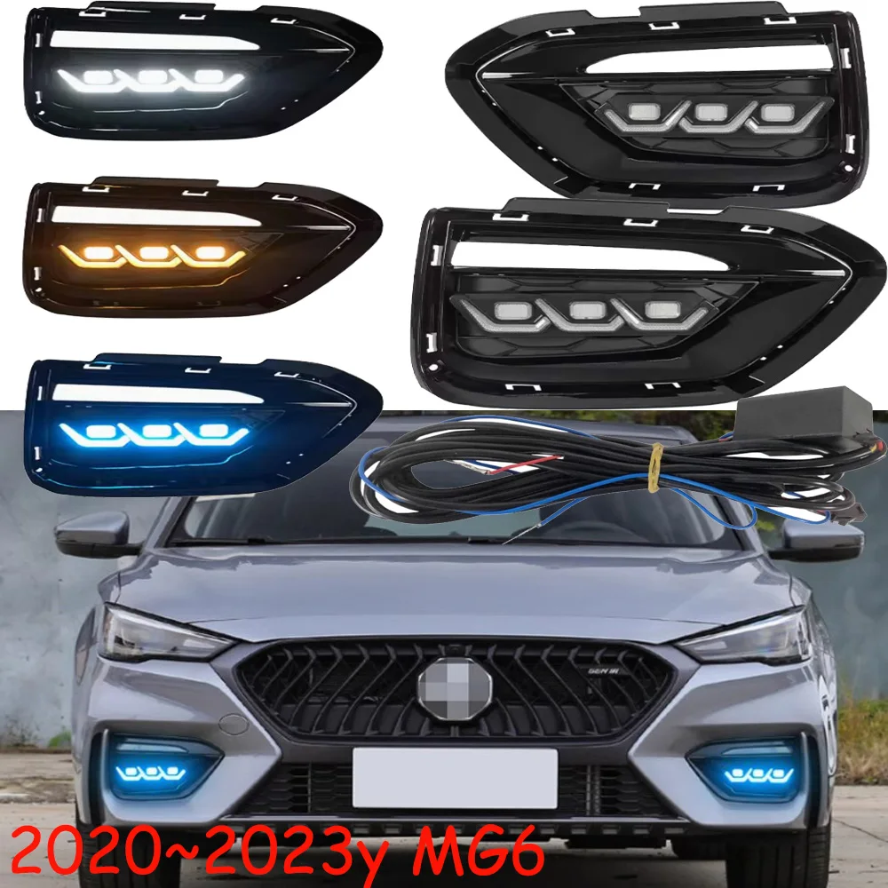 Car bumper headlight lamp for MG6 daytime light 2020~2023y car accessories LED Daylight MG6 fog lamp