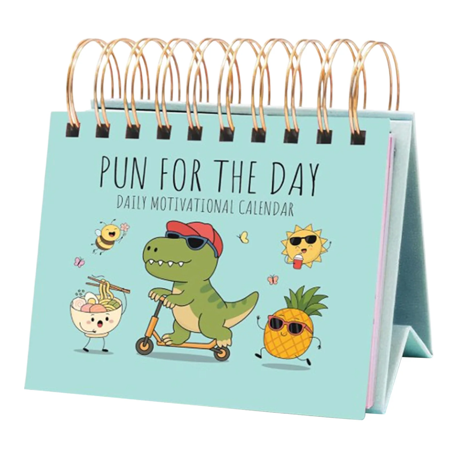 

Funny Pun Flip Calendar - Daily Tear-Off Desk Calendar With 365 New Puns & Jokes - Humor Gift For Friends, Family, Coworkers