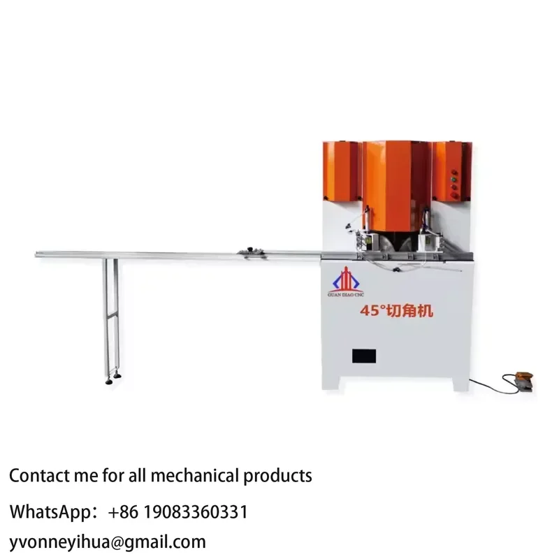 Vertical Guide 45 Degree Double-head Saw Angle Cutter V-port Adjustable Double-head Saw Cutter