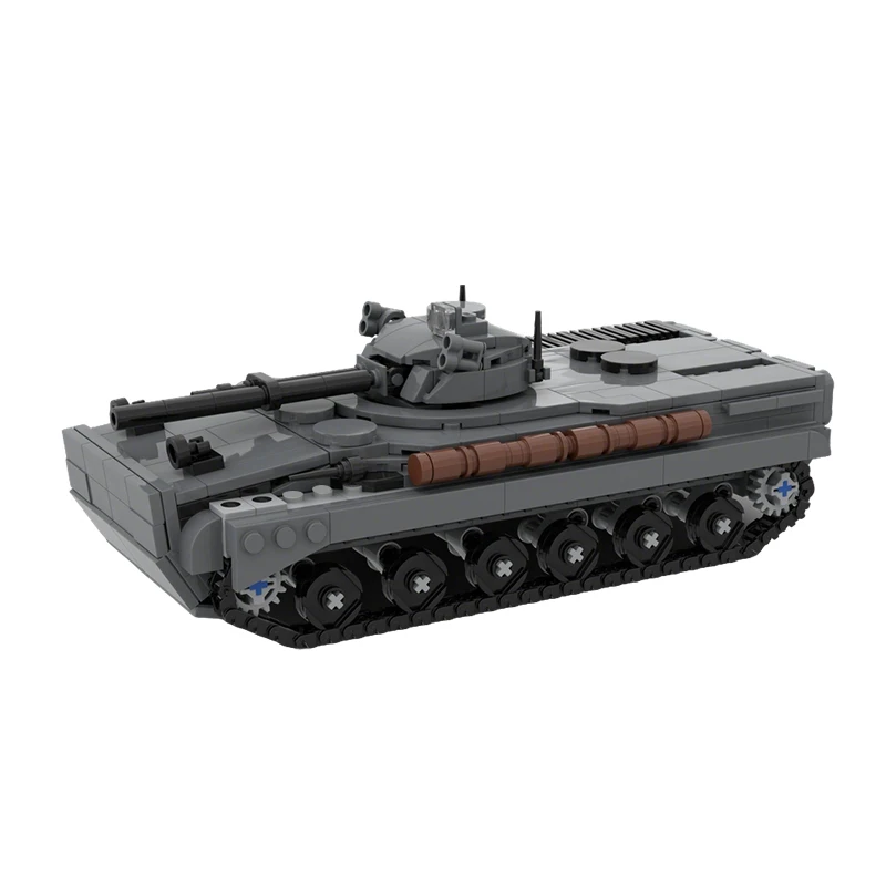 590 PCS Battle Tank Kit BMP 3 Military MOC Customize Modular Building Block Popular Design Creative DIY Boys Assembly Toy Gift