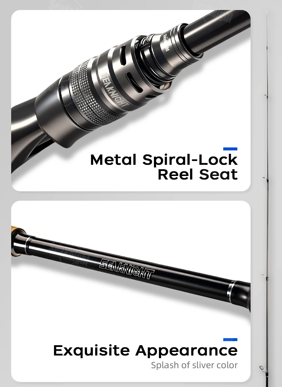 SeaKnight Brand Sange3 Angelrute 2,1M 2,4M Kohlefaserrute Teleskop-Angelrute Spinnrute Reiserute M MH 5-21g 7-25g – Detail 7