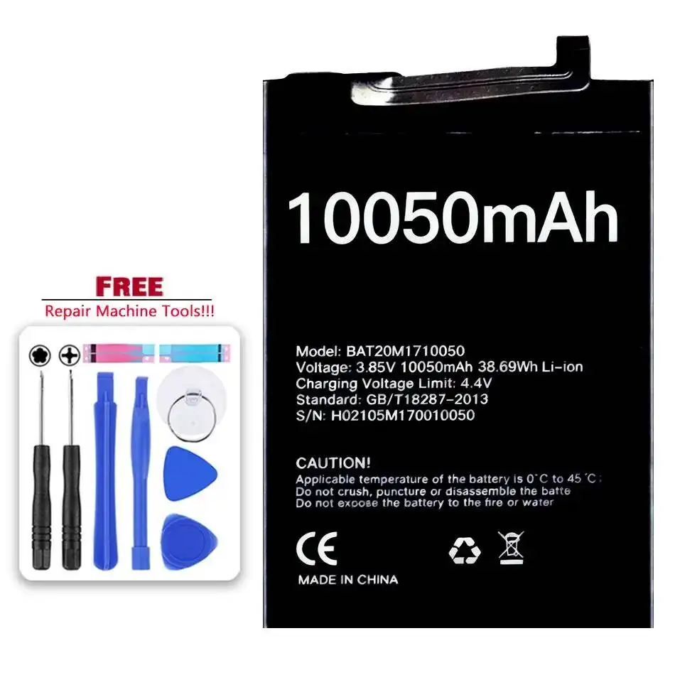 

Long-Lasting Performance 10050Mah BAT20M1710050 For Doogee S59 Pro Mobile Phone Battery High-Capacity