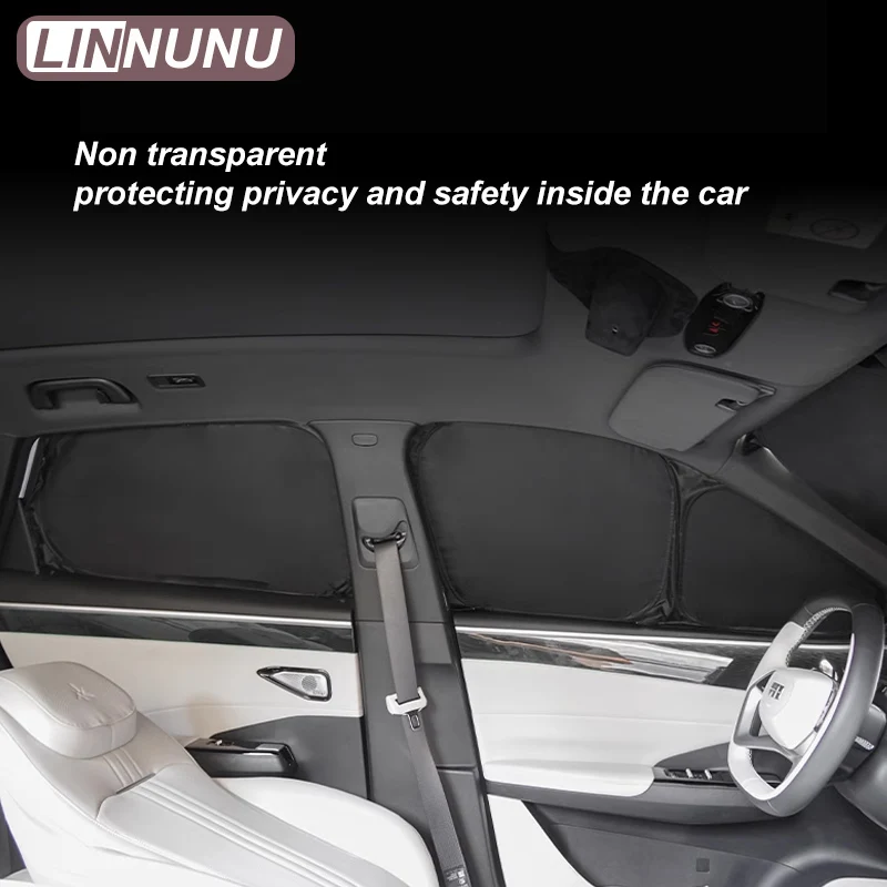 LINNUNU For Chery Arrizo 8 Sunshades UV Protection Curtain Sun Shade Visor Front Windshield Privacy Protector Car Accessories