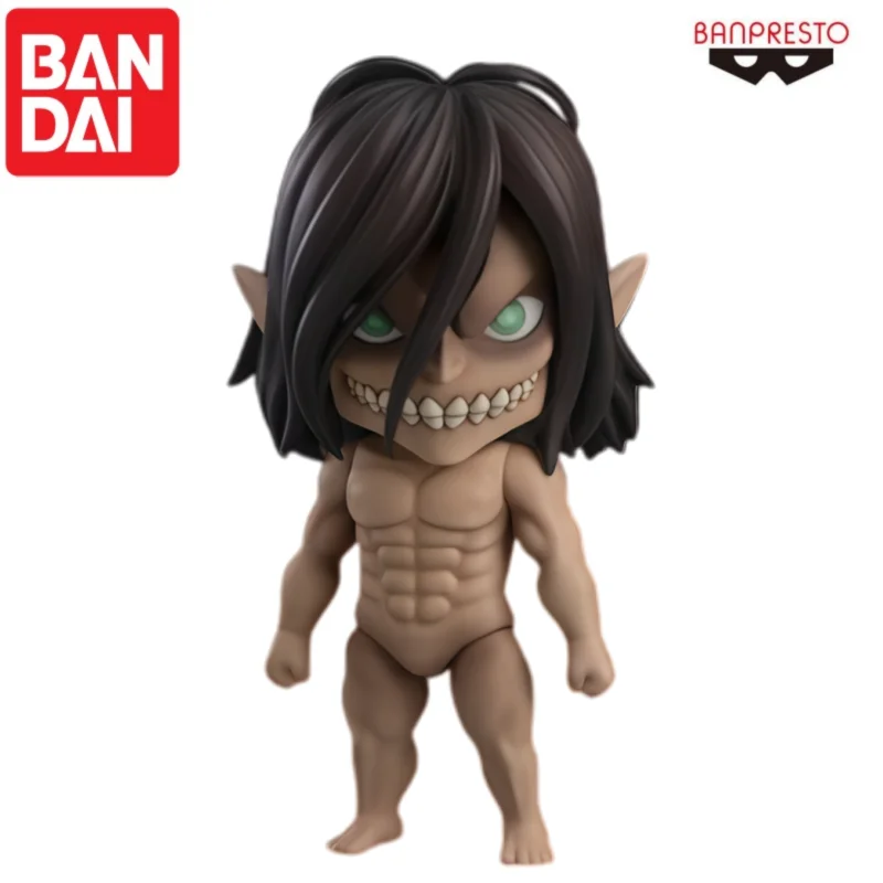 

В наличии Bandai, оригинальная фигурка Banpresto Gsc Attack On Titan Eren Yeager, модель куклы, новые украшения для гаража в штучной упаковке
