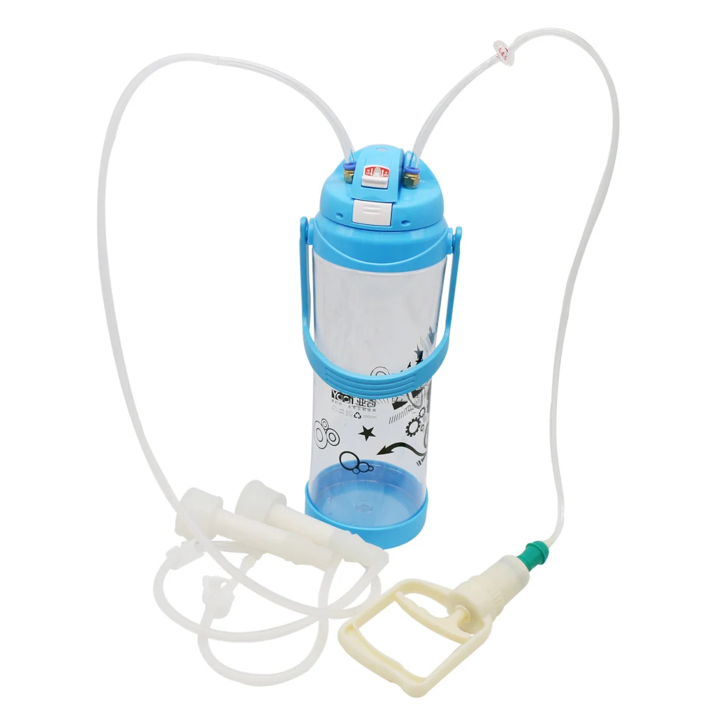 

Portable Plastic Manual Breast Pump 3L Home Sheep Milking Machine Goat Single Head Vacuum Pump Bucket Sucking Bottle