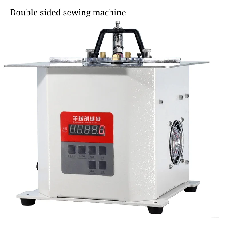 New 220v  Nylon slitting machine Cashmere trimming open edge sewing machine P4 automatic double-sided quilting machine