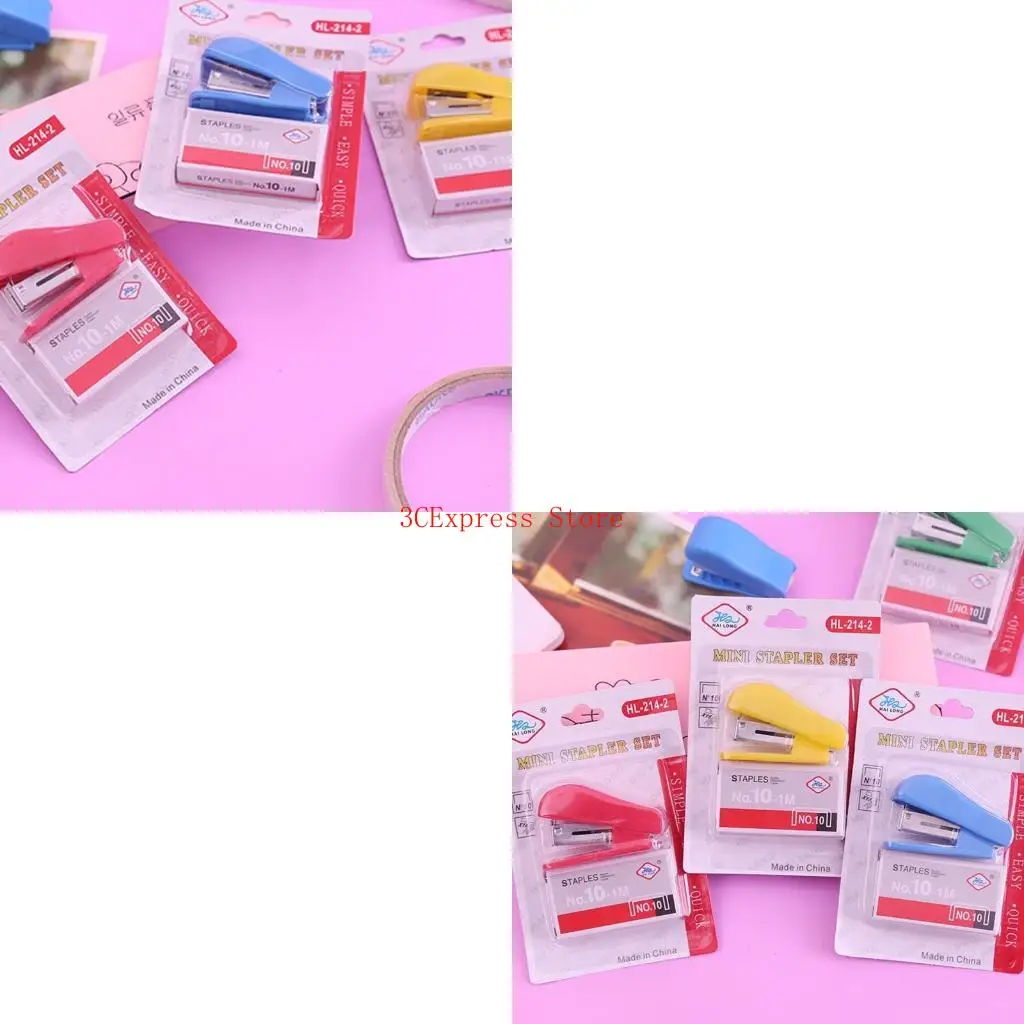 Stapler Mini Paper Binder Stationery Office Tools School Office Supplies للطلاب